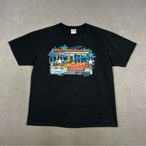 Chase Authentics Black NASCAR T-Shirt Vintage